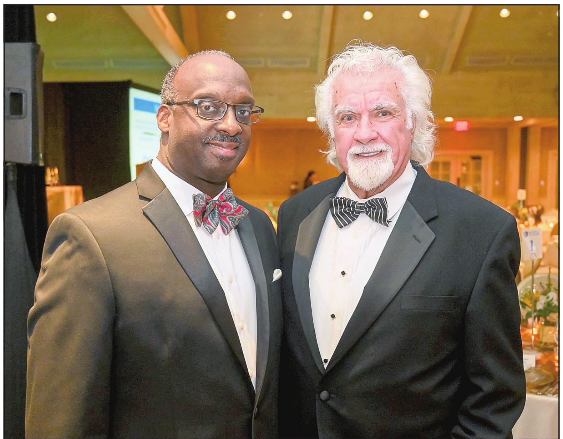 Pictured from left, Oren R. Griffin, dean and Chapman Endowed Chair, UT College of Law and Terry W. West, founder of The West Law Firm. Photo provided