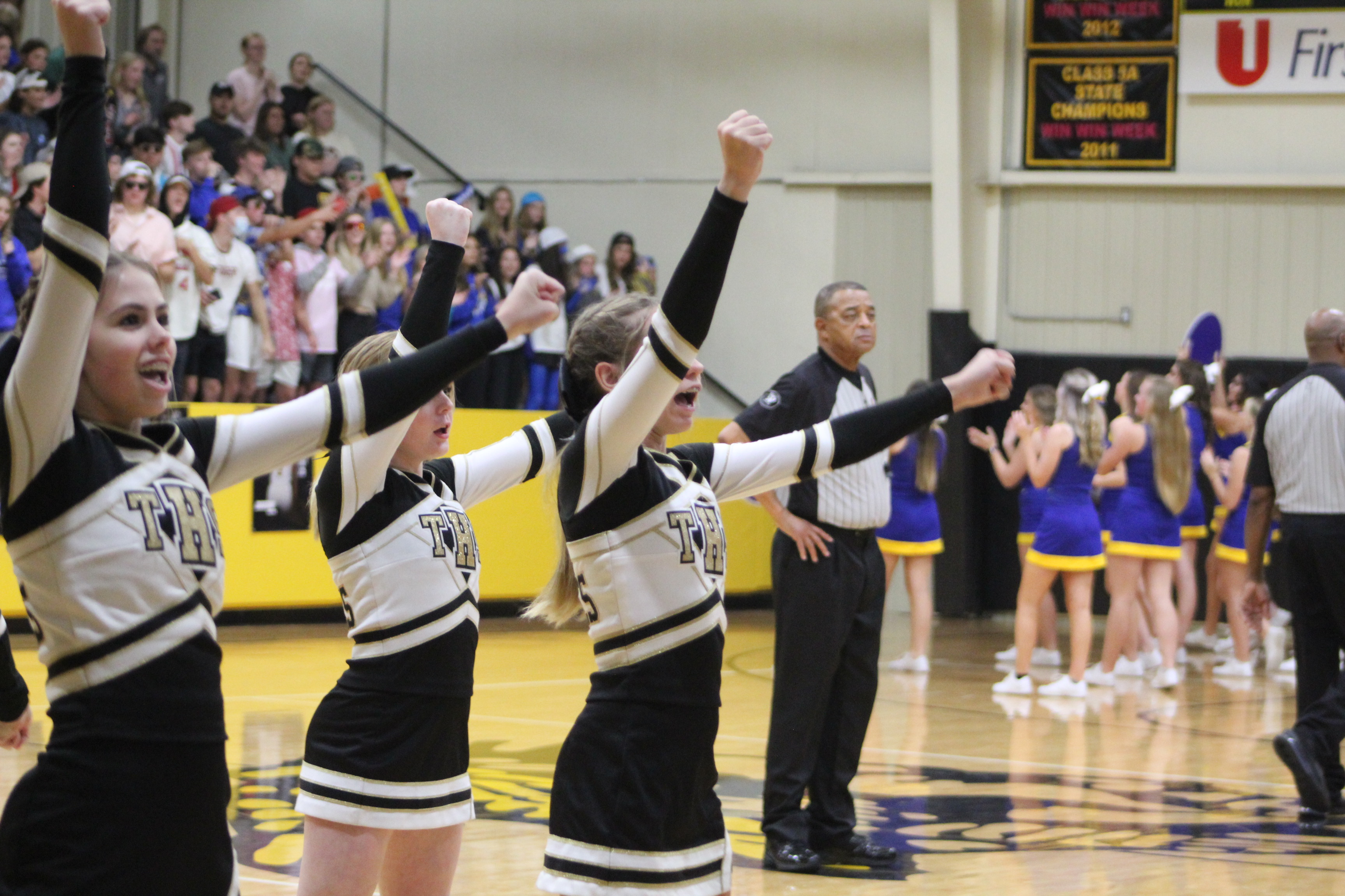 Tecumseh and Bethel Cheerleaders