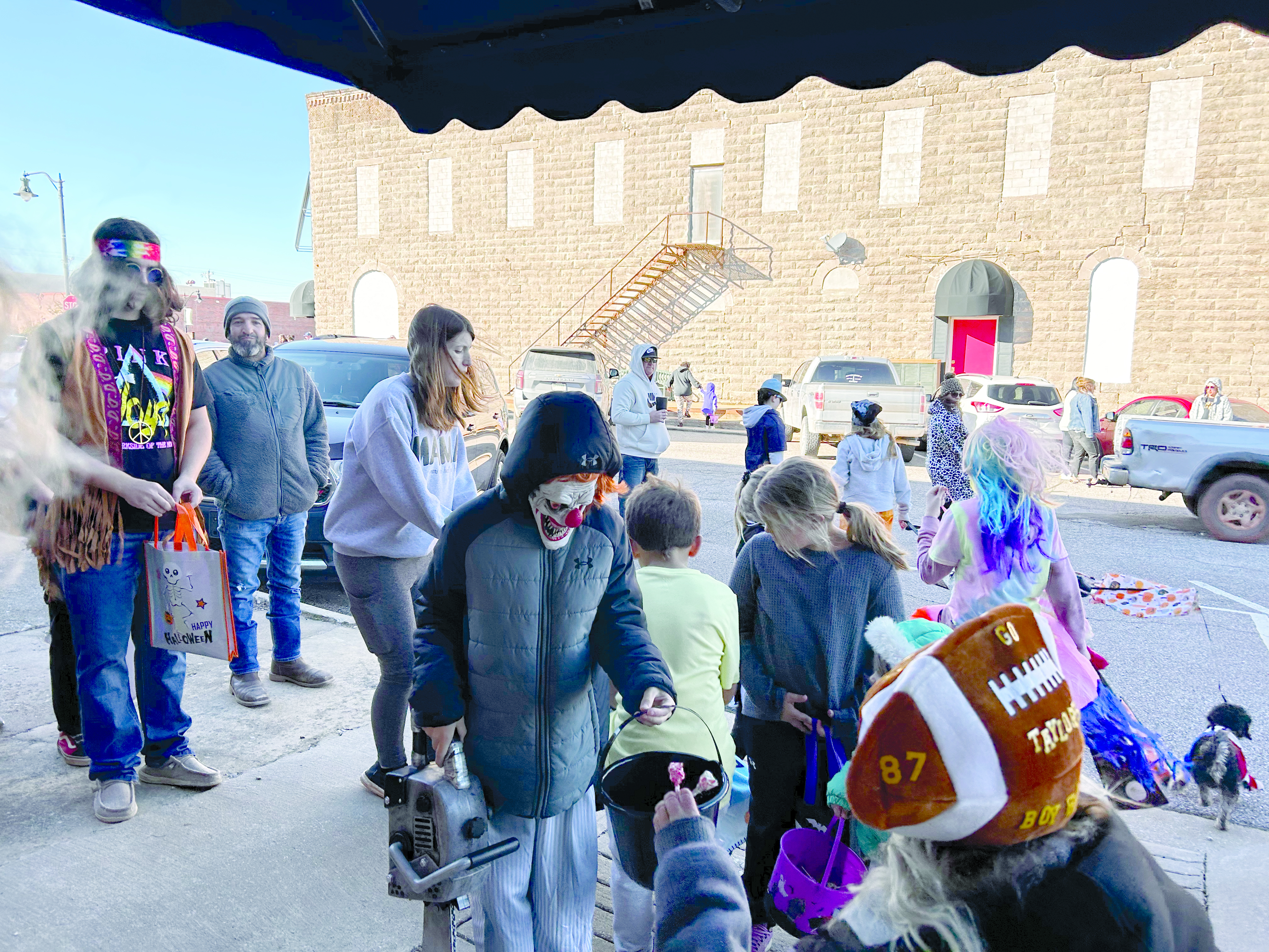 Ghouls, goblins, superheroes, hippies, princesses, etc. visited Tecumseh businesses on Halloween, in search of all the candy they could carry. Countywide & Sun/Suzie Campbell