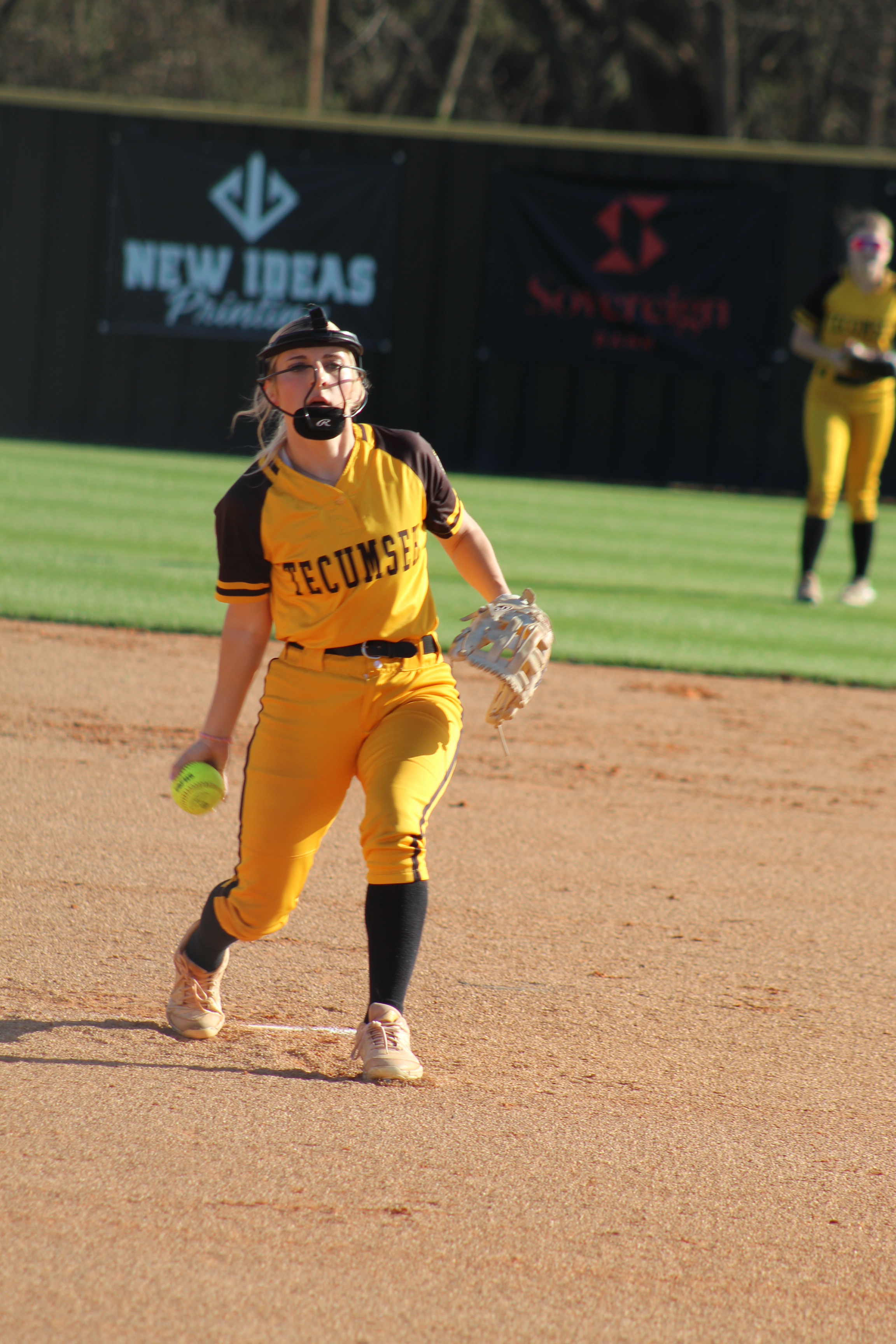 Blakelee Parker pitches during the season opening home game on March 9. Natasha Dunagan, Countywide & Sun