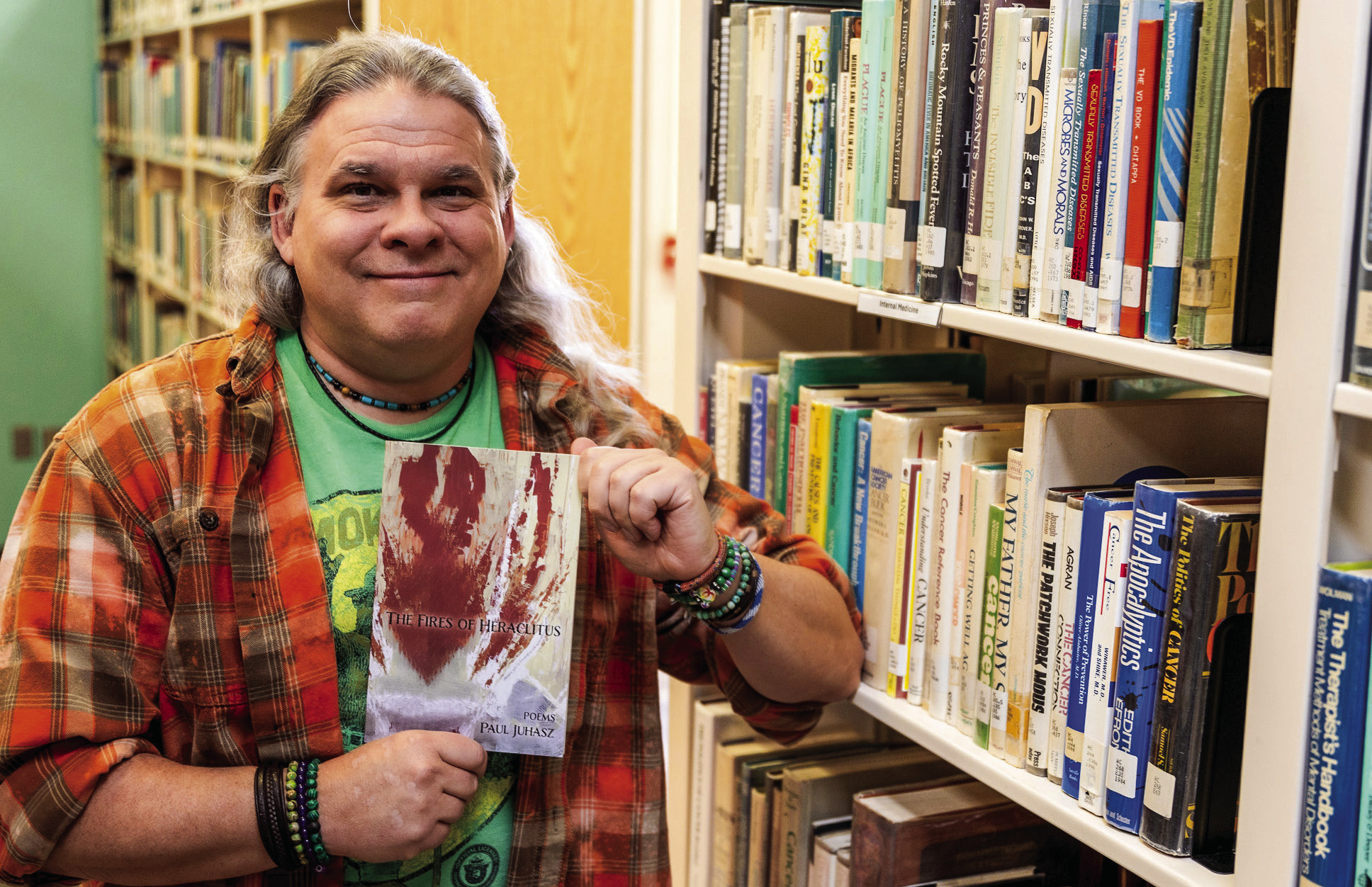 Seminole State College Assistant Professor of English Paul Juhasz was recently named a finalist for the 2025 Oklahoma Book Awards. The event will take place on May 16 at the National Cowboy and Western Heritage Museum in Oklahoma City. Photo provided by SSC