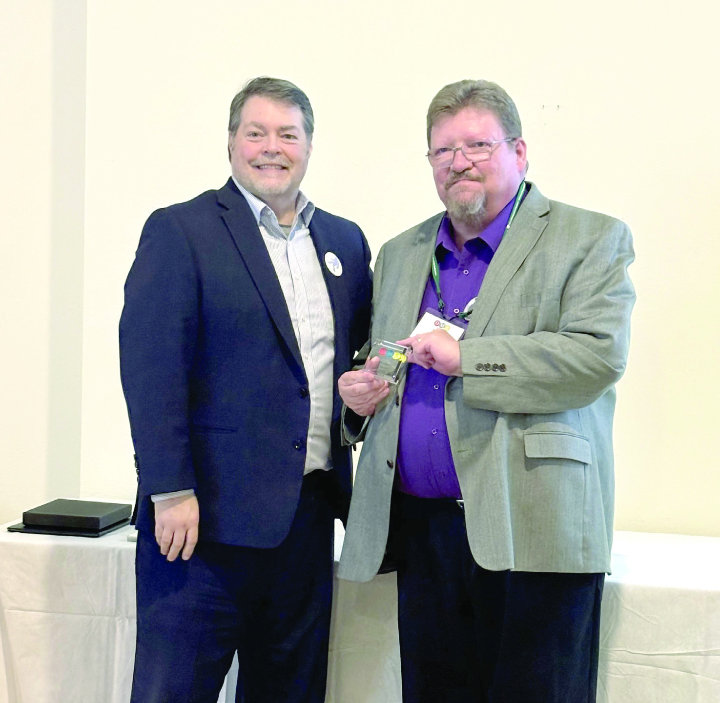 Pictured from left Richard Ellwanger and Dane Pollei. Photo provided