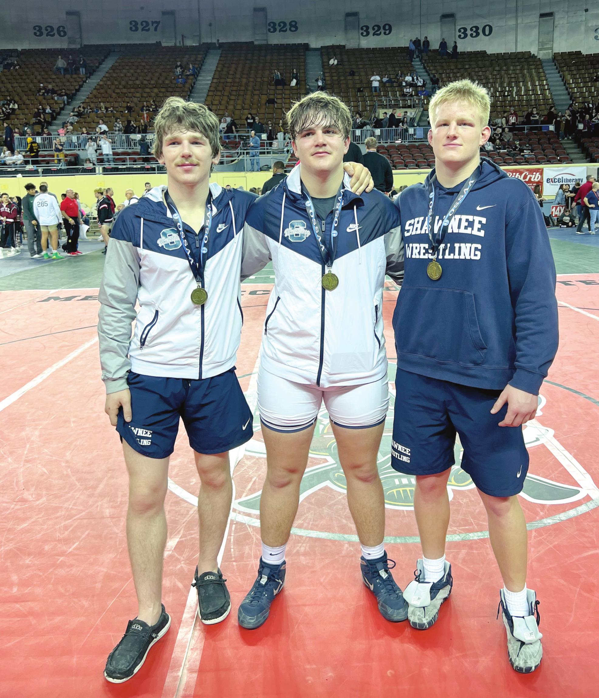 Rochelle, Cash, Anderson Place At State Wrestling