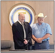 Rush Swears In As Commissioner Minutes Before Meeting