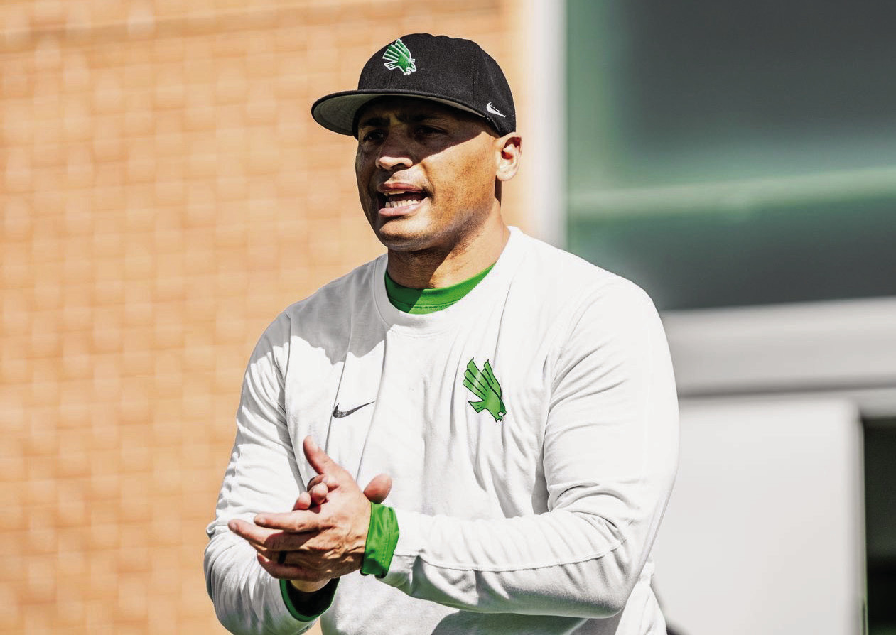Patrick Cobbs as a member of the Mean Green of the University of North Texas. Photo Provided