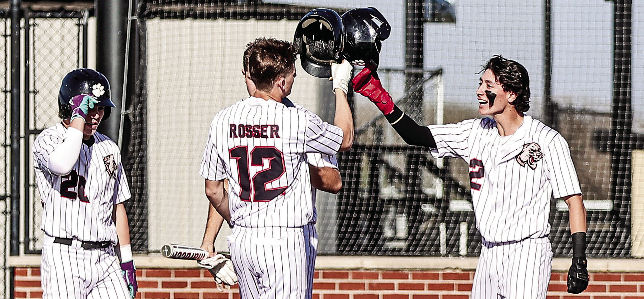 NRC's Landon Rosser celebrated after his 3-run home run. After traveling to Ada on Mar. 23 and losing 11-4, they hosted Ada and won, 5-2, Mar. 24 at home. Photo Courtesy of Gowin Photography