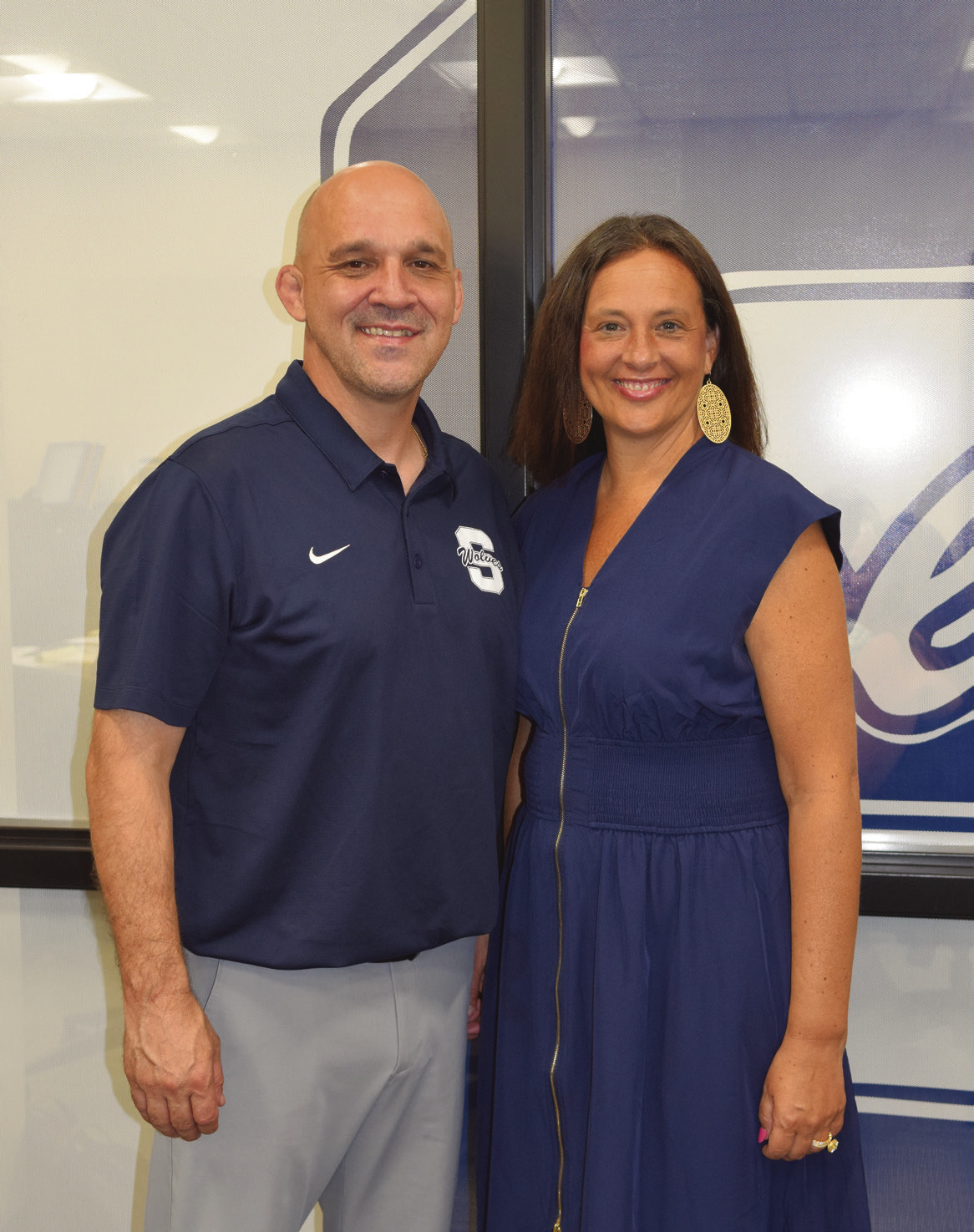 Bobby and Tara Cook take a moment to chat with the Countywide & Sun during the Meet &amp; Greet at Shawnee High School on July 29. Julie Talton, Countywide & Sun