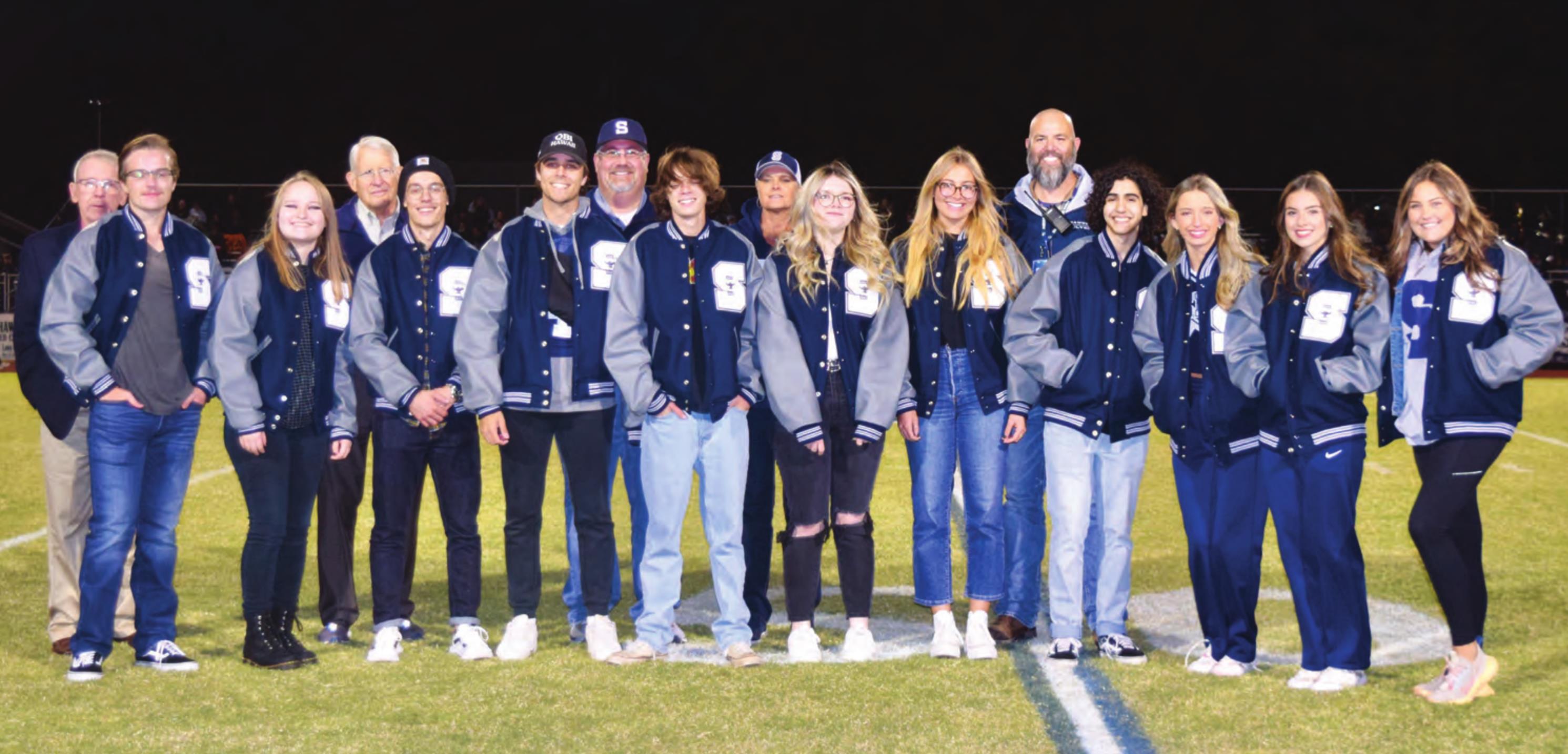 Arvest Presents SHS Seniors With Letter Jackets