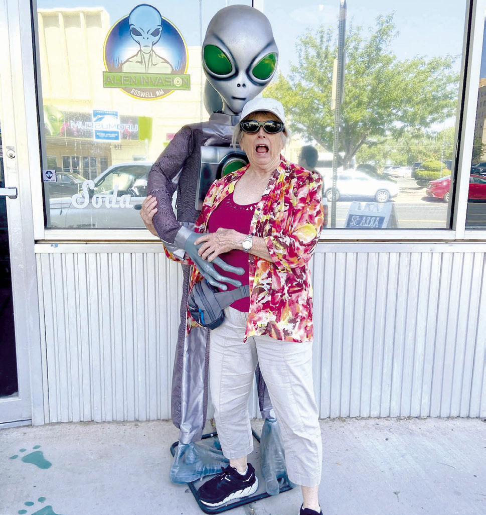 Snatched on my recent trip to Roswell, NM. Photo provided by Arthenia Haney