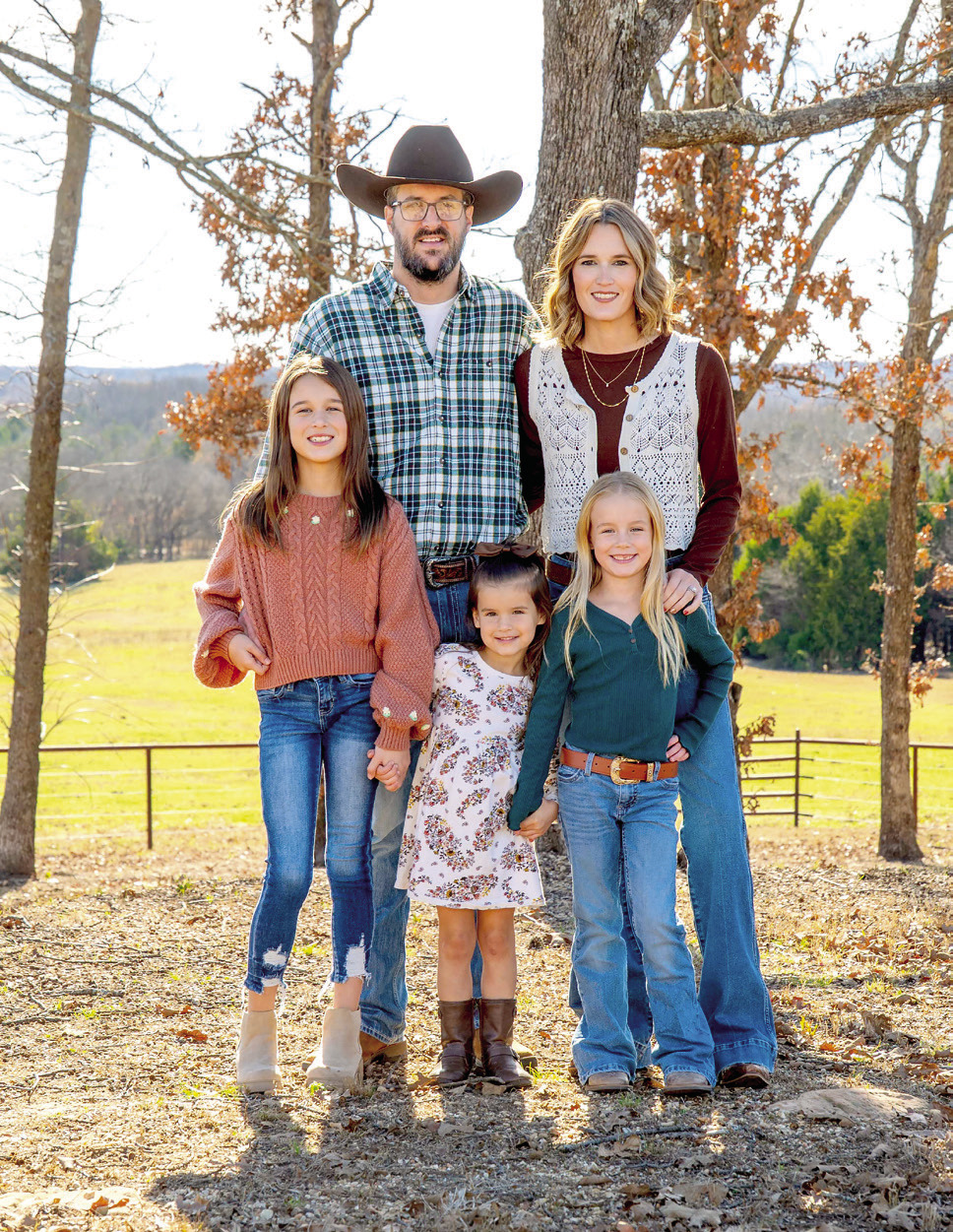 Seth Barkhimer is pictured with wife Daisha, and three daughters: Tinley, Quin and Leighton. Photo Provided