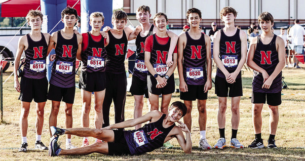 NRC's High School Boys Team took first place at the North Rock Creek Heartland Championship Cross Country Meet. They had 10 runners, and five placed in the top six for the day.