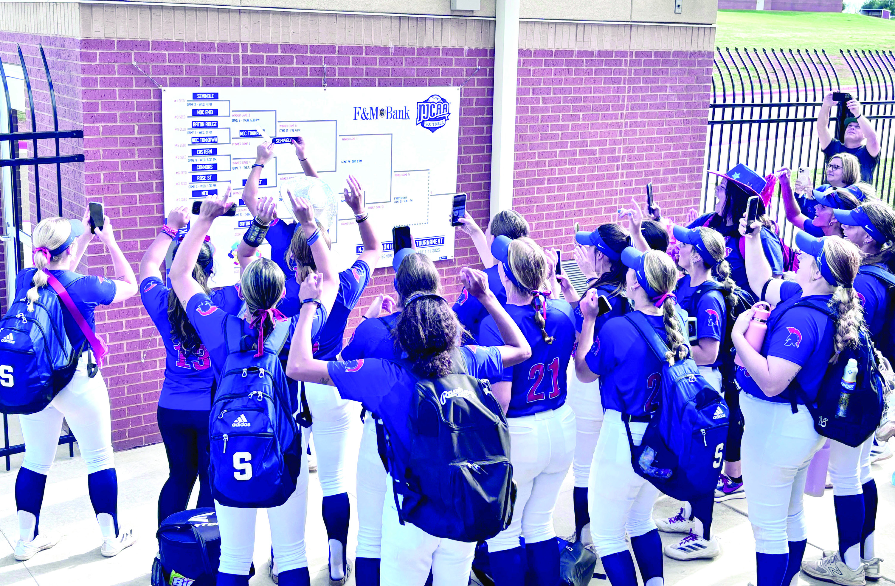 The Seminole State College Trojan softball team finished the 2025 season with a 37-12 record. The team earned Region II honors including Coach of the Year for Amber Flores, MVP for Kenna Maker of Hominy and Pitcher of the Year for McKenna Ingram of Bristow. Photo provided by SSC