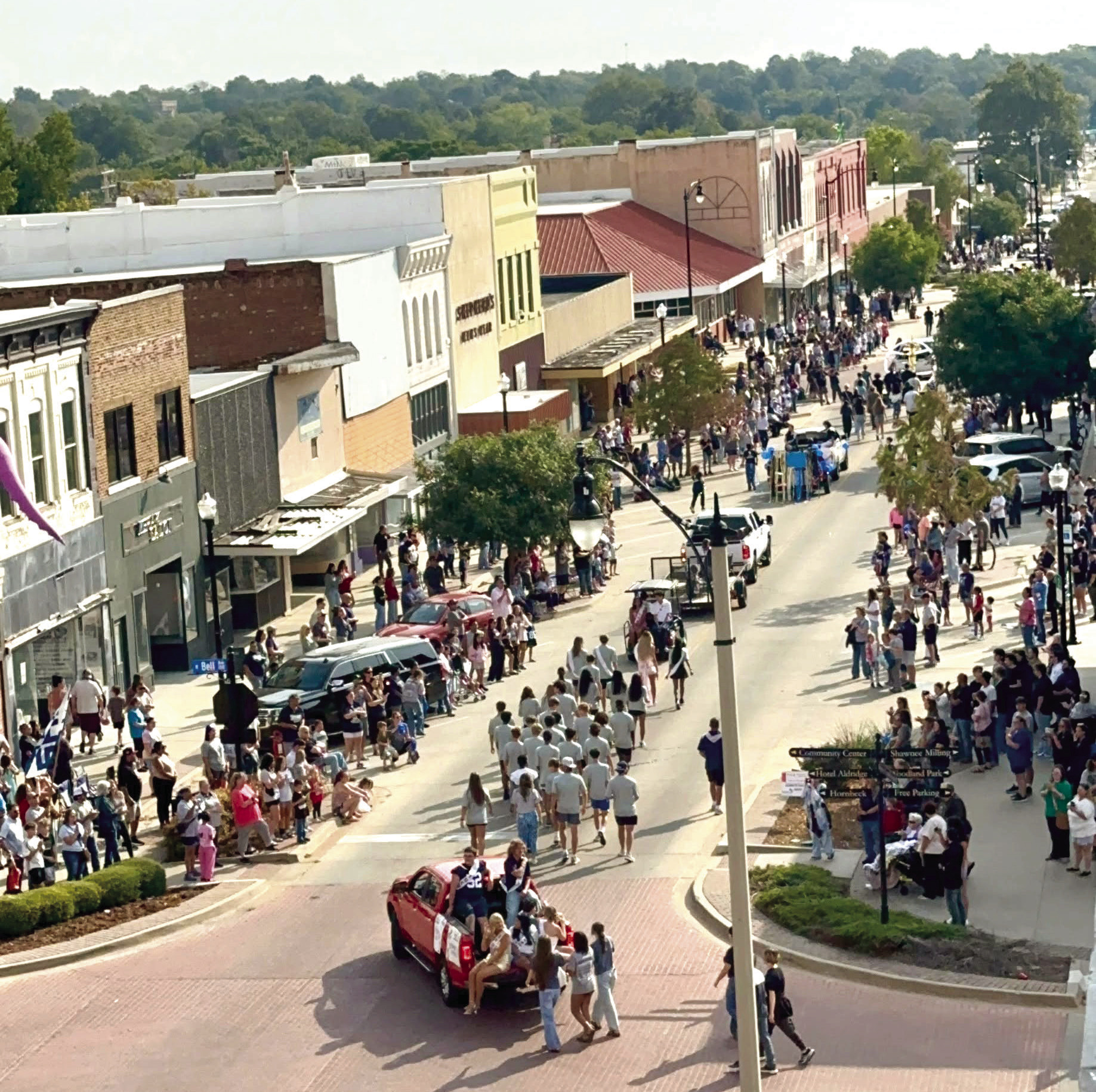 The Shawnee Homecoming Parade returned on Sept. 25 at 10 am to downtown Shawnee with overwhelming support from merchants and fans alike. With the success, we have no doubt next year's will be even bigger and better. Photo courtesy of Neal's Home Furnishings 