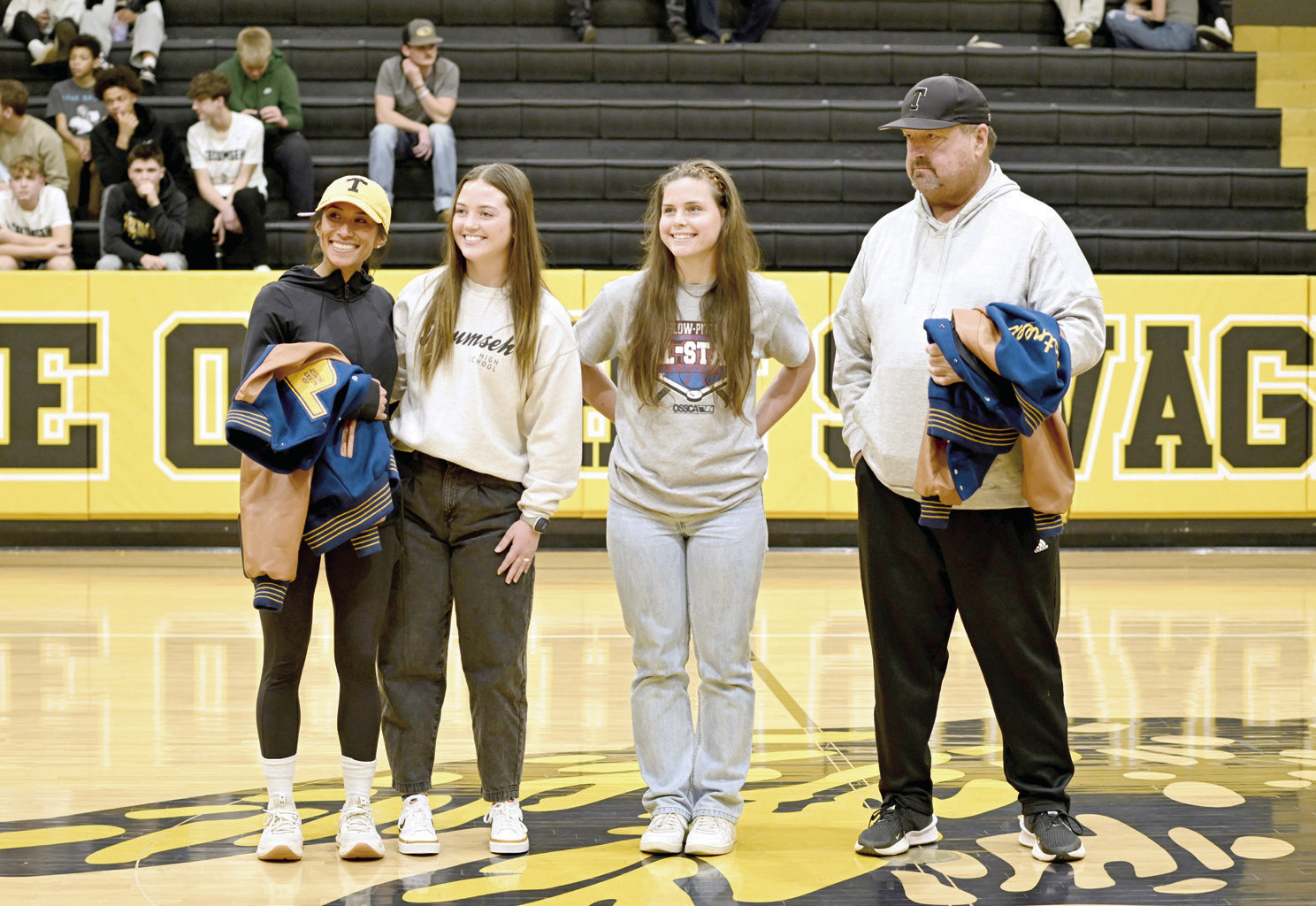 Tecumseh seniors Jessi Hull and Katie Overstreet