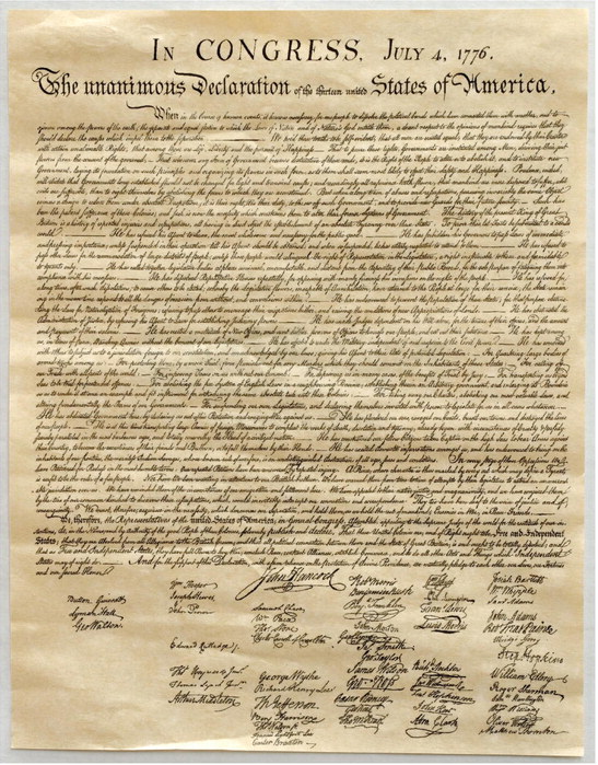 Getting to know the Declaration of Independence