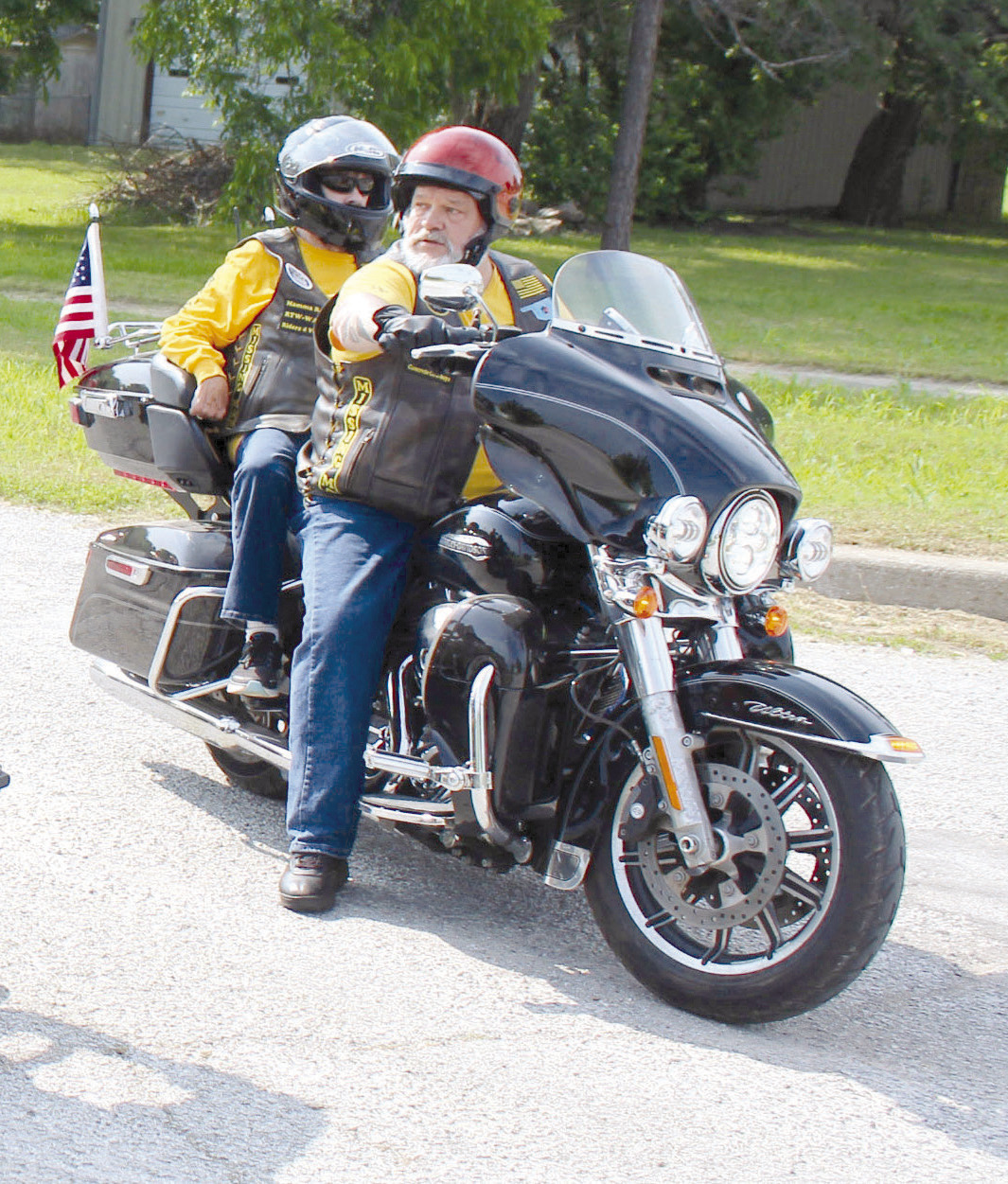 Ralph “Rowdy” Butler participates in the Roll to Wreaths Riders 4 Vets Memorial Day ride this past May. Butler has driven a truck for Wreaths Across America for 10 years now and began the Roll to Wreaths Riders 4 Vets organization to raise money for it. There will be a ceremony for National Wreaths Across America Day at the W.P. Wood/THS Alumni Center on Dec. 16 at 11 am. File photo.