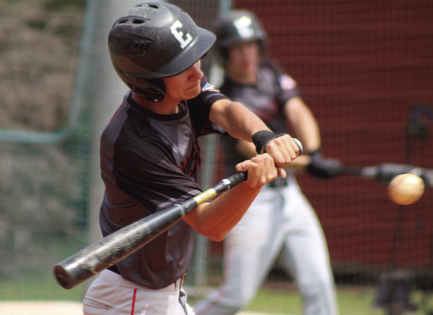 Earlsboro senior Beau Dailey takes his turn at bat during the home district game with Maud on April 18.