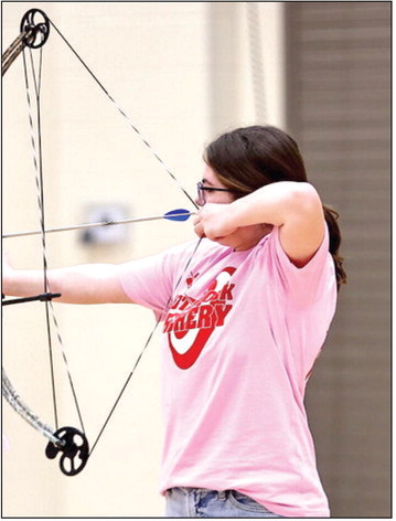 North Rock Creek hosted their annual Winter Pink Out Shootout on Jan. 9 &amp; 10. Courtney Grace (pictured) won first in individual high school girls, shooting a 285. The elementary &amp; middle schools won their divisions and the high school finished 2nd.