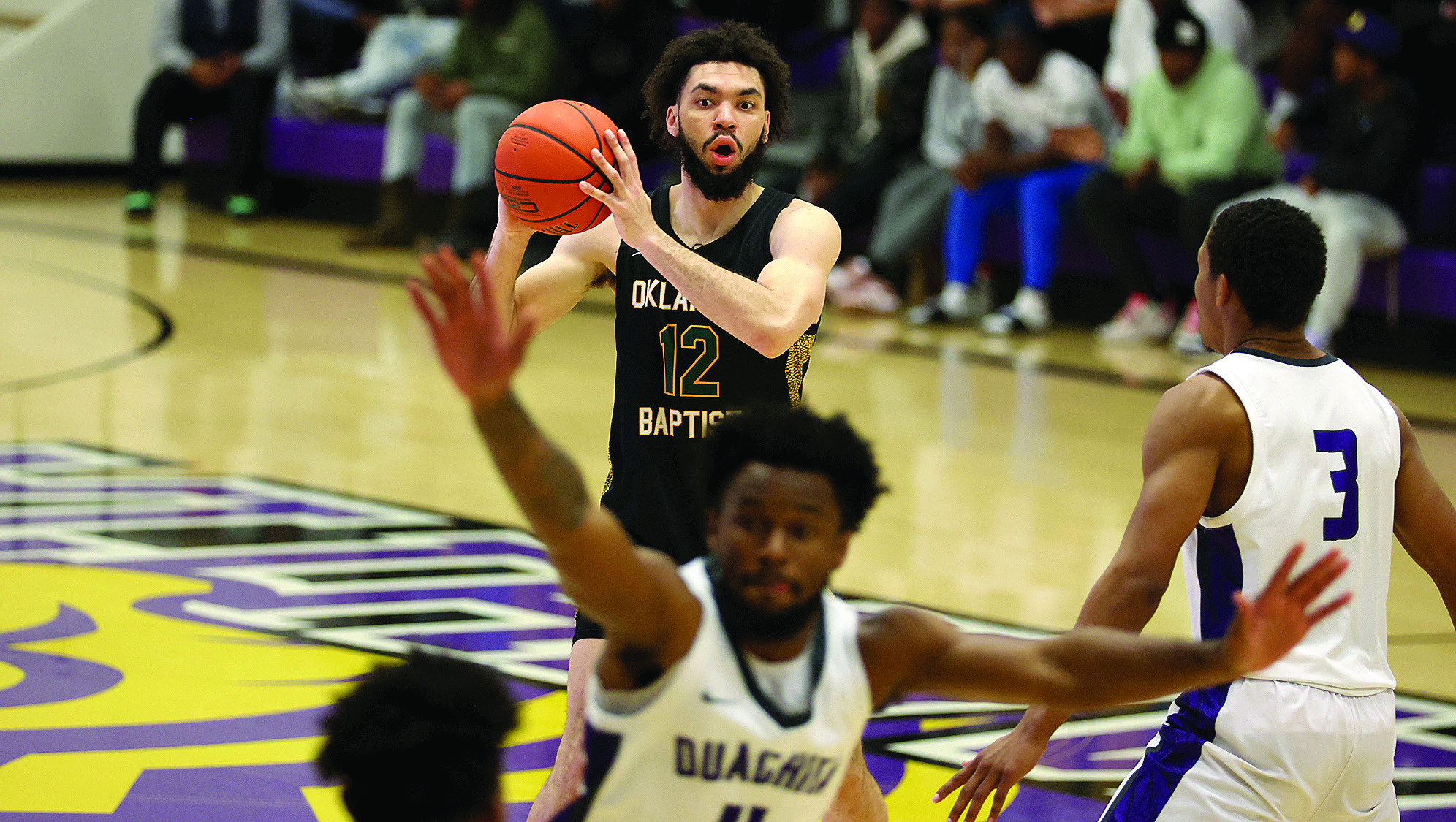 Oklahoma Baptist Univerisity traveled to Arkadelphia, AR last Friday, Feb. 3, to take on Ouachita Baptist University. The Bison lost 77-65, but OBU’s Caleb Riggs scored a season-high 11 points during the game. Photo provided