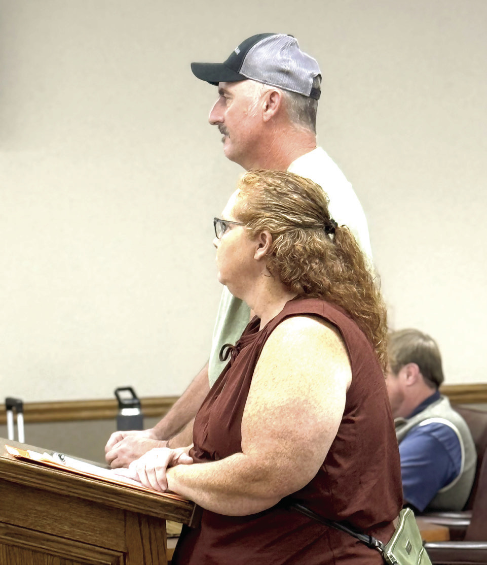 Tanya and Michael Harcourt of Newalla, who are frequent campers at Wes Watkins Lake, submitted a proposal to be camp hosts to the Mcloud City Council. Julie Talton, Countywide &amp; Sun