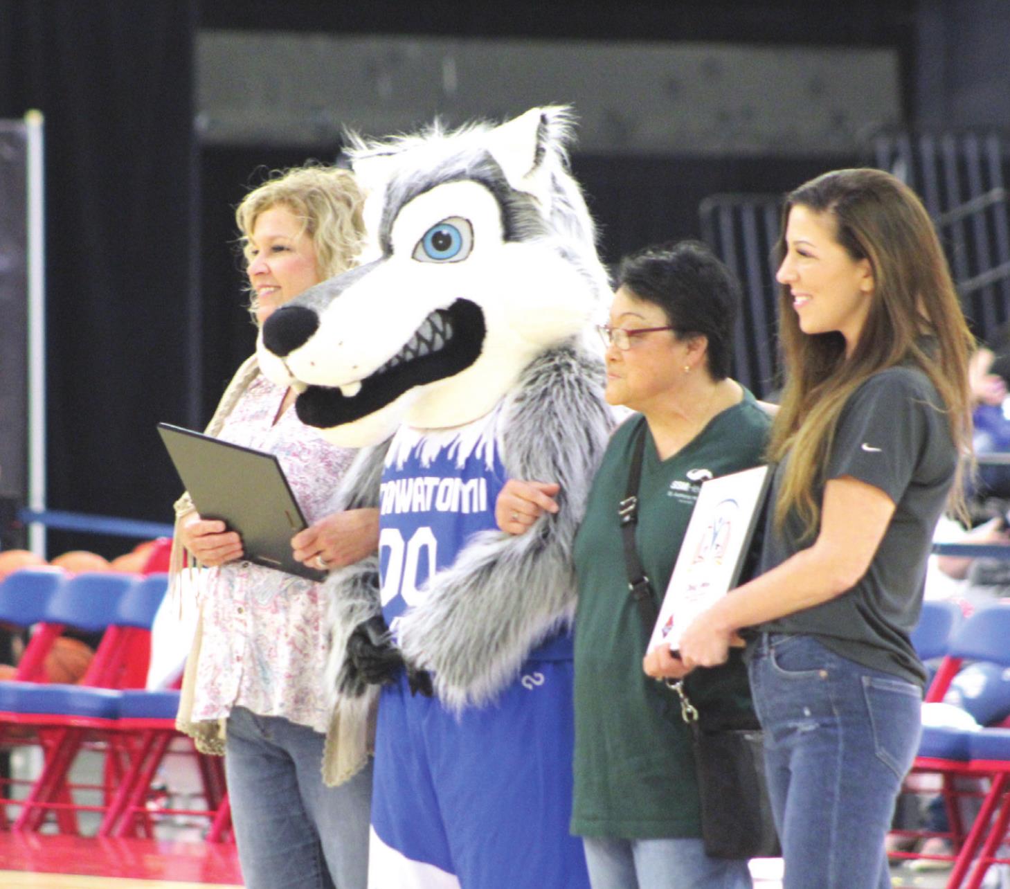 Education MVP Kristi Lauck, Medical MVP Sandy Jones