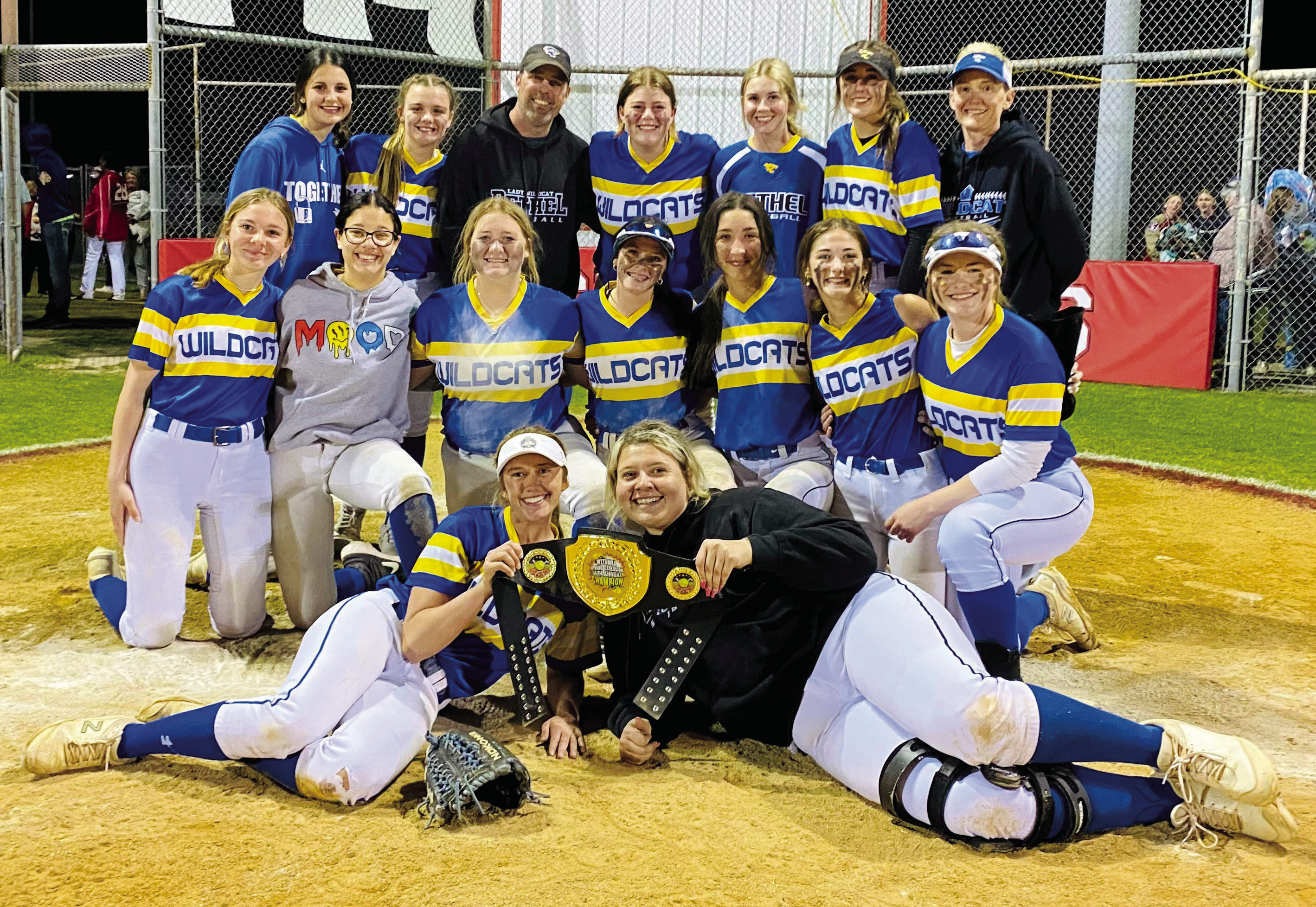 The Bethel Lady Wildcats slow pitch team recently won the Wetumka Spring Explosion Tournament. Bethel won five of their six games, April 7-8. Photo provided.