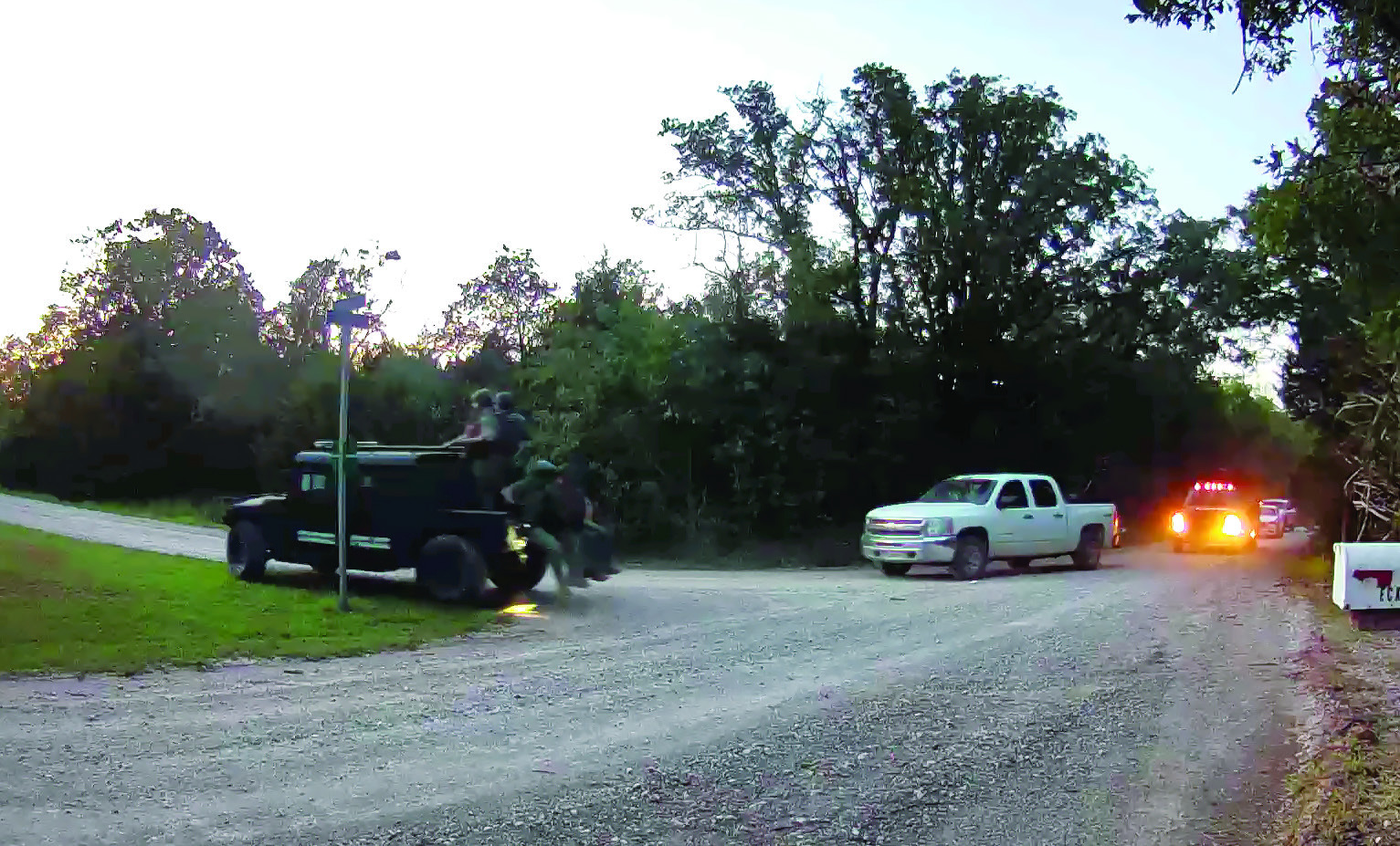 With no sirens or flashing lights and led by the Shawnee PD Tactical Team, investigators and officers turn onto Turtle Bay Rd to execute a search warrant. Drug parapharnalia and controlled dangerous substances were found at the residence.