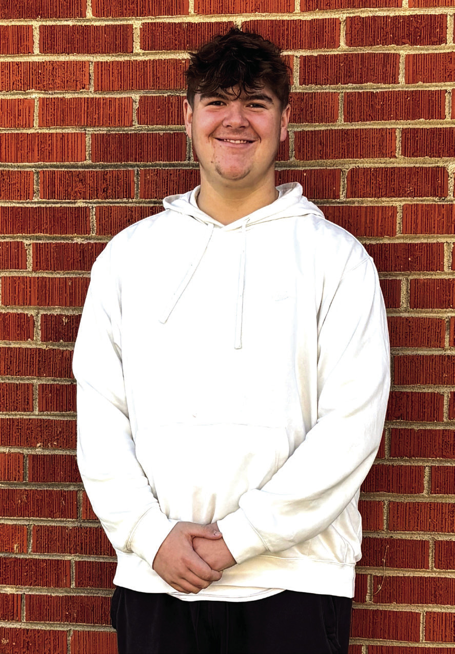 Shane Blankenship started his internship for the last semester of high school. Photo by Cheyanna Dietz, Intern