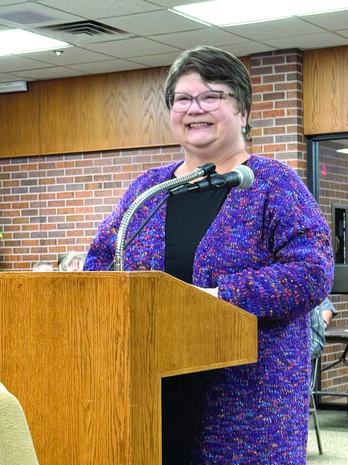 Mary Carter volunteers to fill the Ward 4 seat of the Tecumseh City Council following the resignation of John Collier. Julie Talton, Countywide & Sun