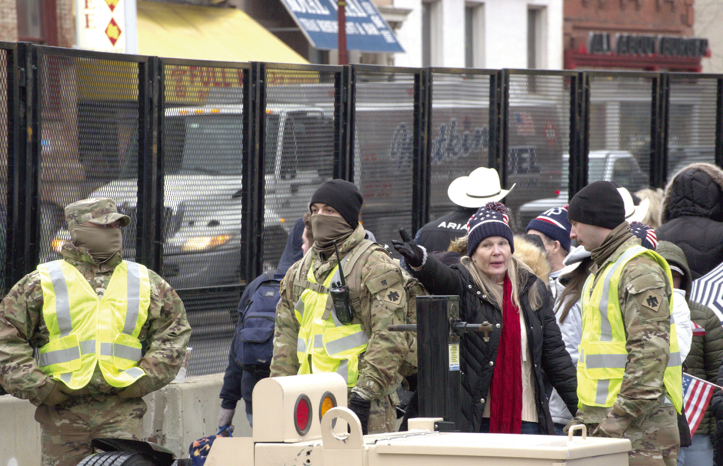Approximately 100 members of the Oklahoma National Guard traveled to Washington to help provide security for President Donald Trump’s inauguration. Before the Jan. 19 Make America Great Again Rally at Capital One Arena, they provided security at 6th &amp; H St. See next week’s edition for a story about a local Oklahoma National Guard member’s experience at the inauguration. Gaylord News/Kevin Eagleson