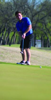 Bethel junior Gabriel Palomares putts during the Tecumseh Boys Golf Invitational at FireLake Golf Course on April 13. Palomares scored 100 at the tournament. Countywide &amp;amp; Sun/Natasha Dunagan