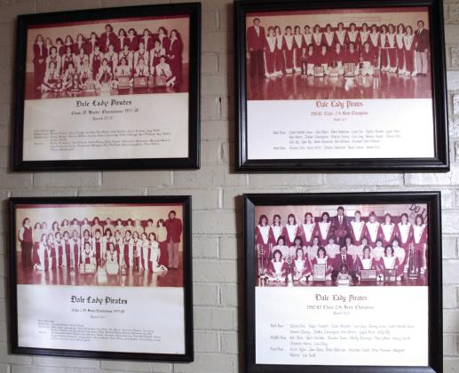 The Dale Lady Pirates Basketball Teams won the state championship four times under Coach Harold Jones - in 1978, 1980, 1982, and 1983. Since Jones retired from coaching, the Lady Pirates have won another four times - 1990, 1991, 2010 and 2023. Natasha Dunagan, Countywide &amp;amp; Sun