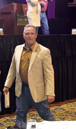 The bid spotters duties were carried out by local legislators during the live auction at the Project SAFE Honey Do Auction. Pictured from left are Sen. Grant Green, Sen. Shane Jett, Rep. Dell Kerbs, and Rep. Danny Sterling. Countywide &amp;amp; Sun/Suzie Campbell