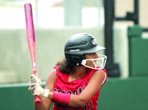 Macomb senior McKenzie Brummett keeps eye on the ball during the game against LeFlore. Cheyanna Dietz, Countywide &amp; Sun