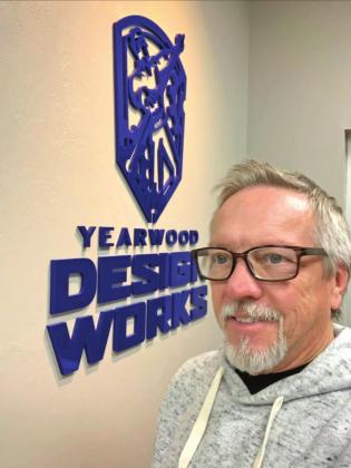 Mark Yearwood, owner of Yearwood Design Works, has 39 years of experience in the sign industry. From his location at 19245 Industrial Drive, Suite 101, in Tecumseh, he offers signs of all kinds, as well as banners, decals, wraps, wide format digital printing, and hand-painted lettering and pinstriping. Photo provided.