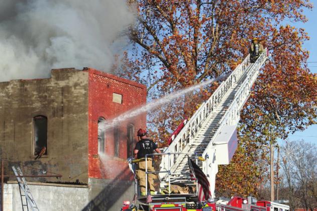 Fire Destroys Historic Building In Downtown Shawnee
