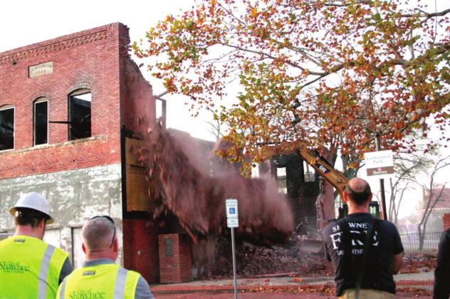 Fire Destroys Historic Building In Downtown Shawnee