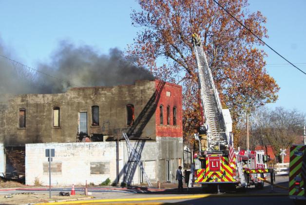 Fire Destroys Historic Building In Downtown Shawnee