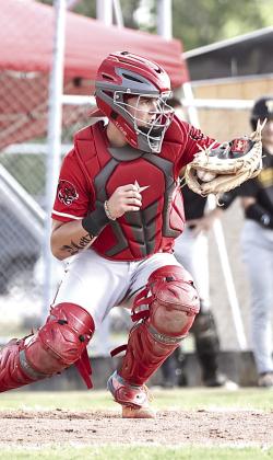 North Rock Creek’s Braden Ueltzen throws to second base.