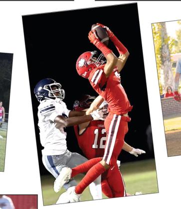 North Rock Creek’s Tyson Hawkins intercepts the pass from the Star Spencer QB. Photo courtesy of Gowin Photography