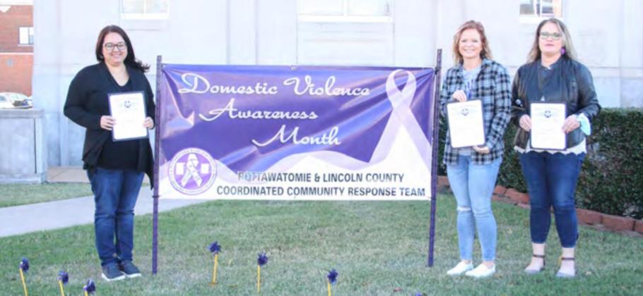 CCRT Hosts Domestic Violence Awareness Ceremony