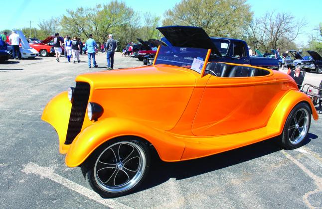 This 1933 Ford Roadster, owned by Jim Sparks, won first in the Street Rods division, as well as Best of Show, in the 7th Annual Bethel Band Boosters Car Show on April 8. There were 118 vehicles registered for the show this year.
