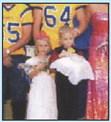 Last weekend was not the first time Alex Tollett escorted Kloee Nichols for the fall homecoming. While both were in Pre-K Nichols and Tollett carried the flowers and crown for the Queen. If you look behind Tollett, you will see the #64 jersey which is Alex’s number now. Photo provided