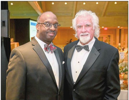Pictured from left, Oren R. Griffin, dean and Chapman Endowed Chair, UT College of Law and Terry W. West, founder of The West Law Firm. Photo provided