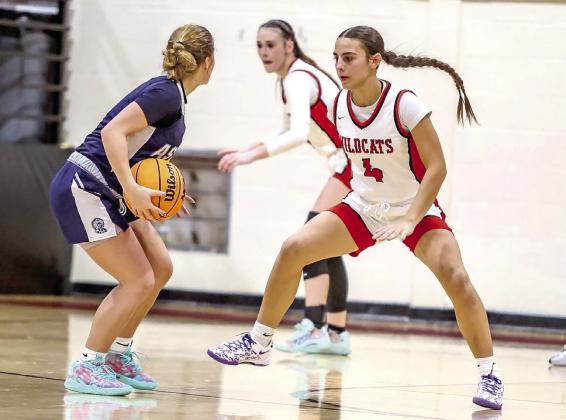 Earlsboro Lady Wildcat freshman Lilly Gentry Photo courtesy of Amanda Elmore