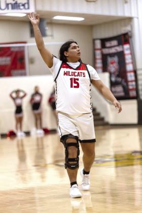 Earlsboro Wildcat senior Quintin Lena Photo courtesy of Amanda Elmore
