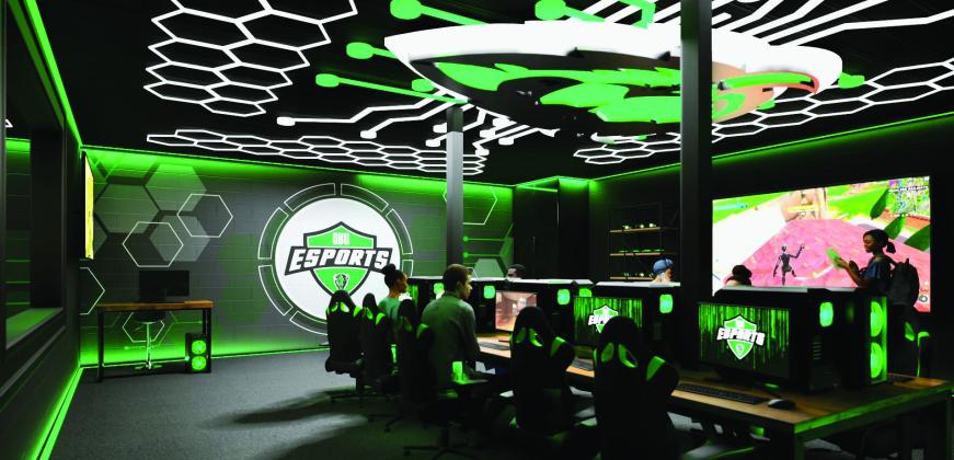 OBU adds ESports, a team-based video game competition played in a highly organized and competitive environment involving players/athletes who wear uniforms, receive instruction from coaches and are supported by fans, to its programs. Photo provided by OBU