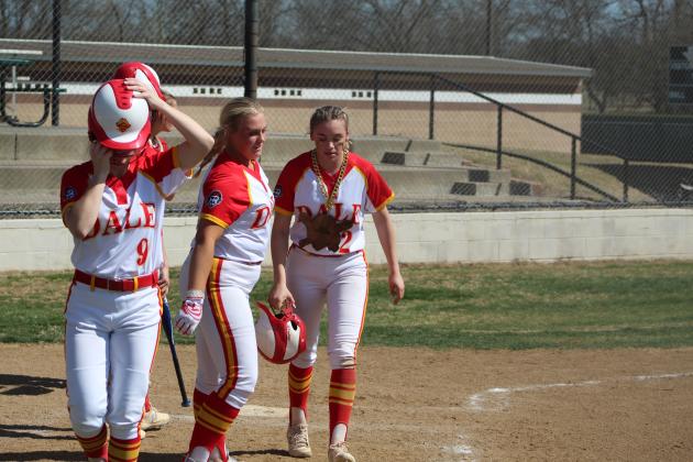 After her home run