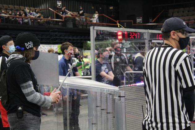 The Robopack competes at Oklahoma Regionals.