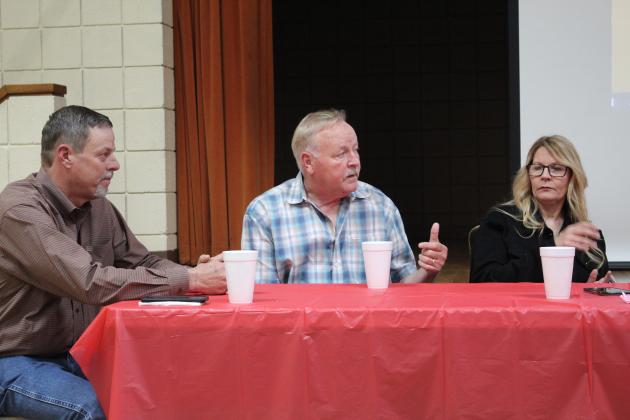 Pott. Co. Commissioners: Eddie Stackhouse, Randy Thomas, &amp; Melissa Dennis